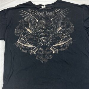 WARLORD BOXY BLACK T SHIRT